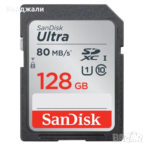Карта памет SANDISK ULTRA 128GB 80MB КЛАС 10