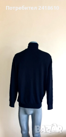 Hugo Boss Wool Knit Turtleneck Mens Size L  ОРИГИНАЛ! Мъжко Вълнено Поло!, снимка 10 - Пуловери - 52592796