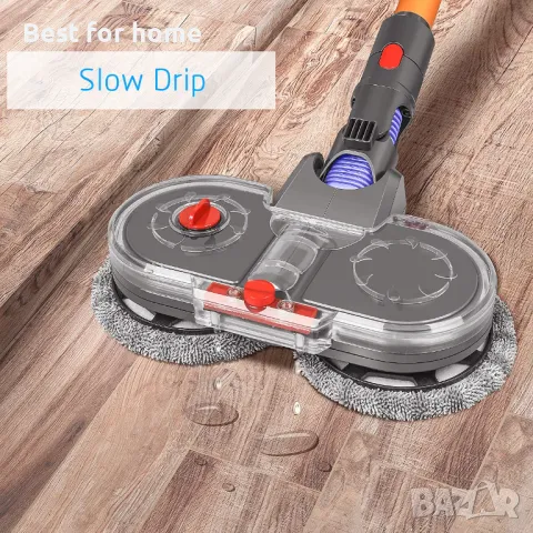 Dyson електрическа глава- моп+ 12 моп подложки, снимка 3 - Прахосмукачки - 49270329