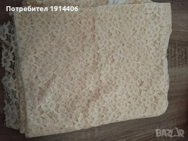 Дантела високо качество, цвят екрю, снимка 5 - Други - 48867151