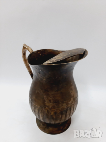 Старинна бронзова кана за вино(2.3), снимка 7 - Антикварни и старинни предмети - 44682044