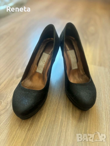 ПОДАРЯВАМ_Обувки ток_39 номер, снимка 3 - Дамски обувки на ток - 53724328