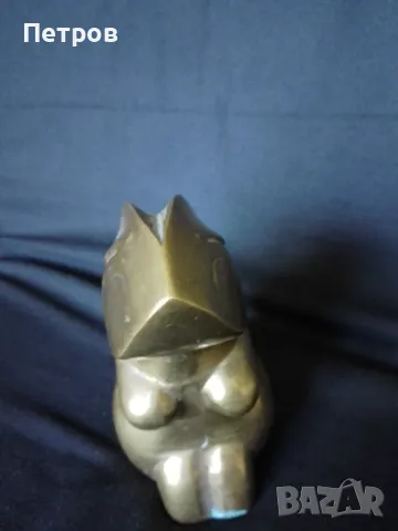 заек бронз 11/6 см, снимка 2 - Декорация за дома - 50286731