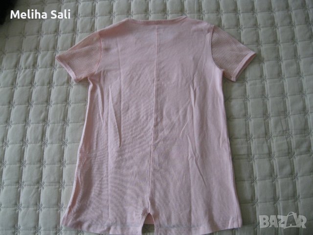 Страхотна блуза в цвят праскова за момиче, снимка 4 - Детски Блузи и туники - 40938903