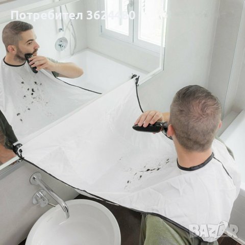 Престилка за бръснене и подстригване с вакуум лепенки за огледало, снимка 5 - Машинки за подстригване - 39954292