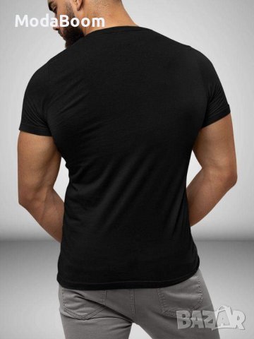 Мъжки стилни памучни овърсайз тениски , снимка 2 - Тениски - 41337291