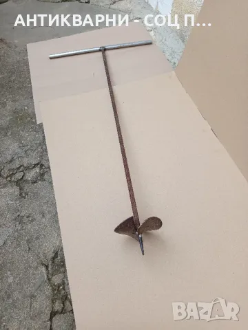 Стар Ръчно Изработен Инструмент За Направата На Дупки., снимка 2 - Антикварни и старинни предмети - 49318685