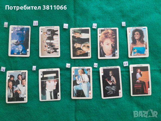 RockBubble Gum cards/ Колекционерски карти с рок звезди от 1986, снимка 4 - Колекции - 44810926