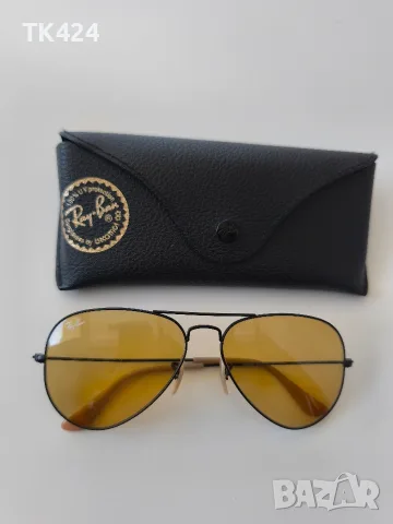 Ray Ban Aviator с фотохромни / затъмняващи се лещи, снимка 2 - Слънчеви и диоптрични очила - 56118919
