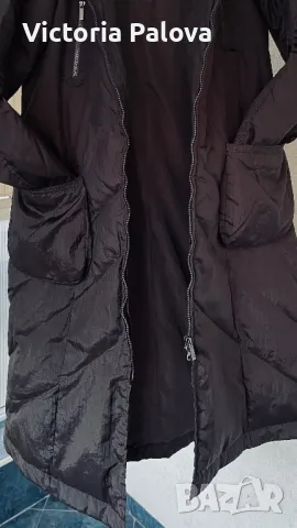 Модерно яке-палто GUXY цвят шоколад ,гъши пух,Италия, снимка 8 - Палта, манта - 34556353