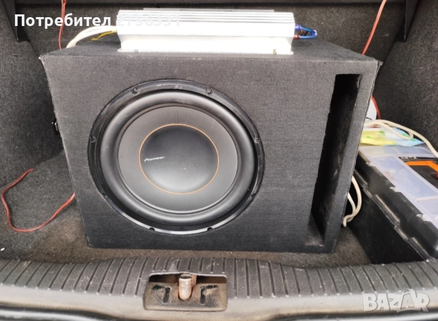 Комплект бас каса Pioneer D12d2 и моноблок Lanzar vibe 1000.1D, снимка 4 - Други - 52345267