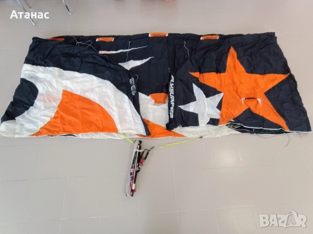 Фойл кайт Flysurfer Psycho 10m + бар, снимка 10 - Други спортове - 51530277