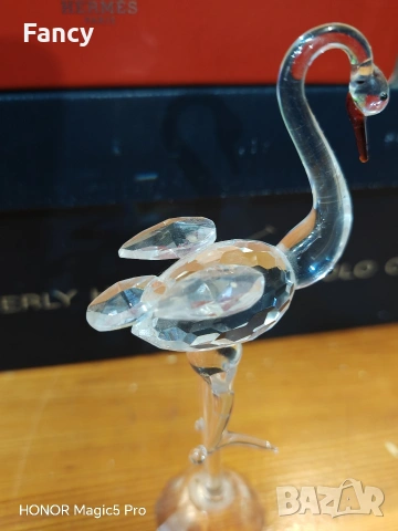 Кристална фигура 16/7 см, снимка 6 - Декорация за дома - 53452790