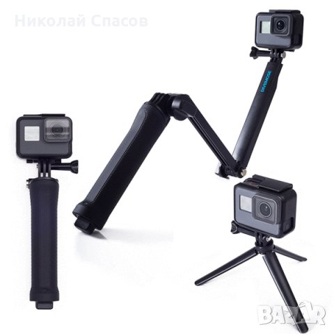 Мултифункционална ръкохватка за GoPro 3 Way Grip Mount, снимка 2 - Чанти, стативи, аксесоари - 34792431