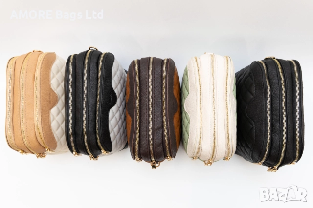 Класическа дамска чанта AMORE Gabriella в пет цвята, снимка 2 - Чанти - 50657128