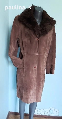 Винтидж / "Vroom & Dressman" и "PIANO WOMAN" / Дамско палто / манто от естествен велур , снимка 2 - Палта, манта - 52524720