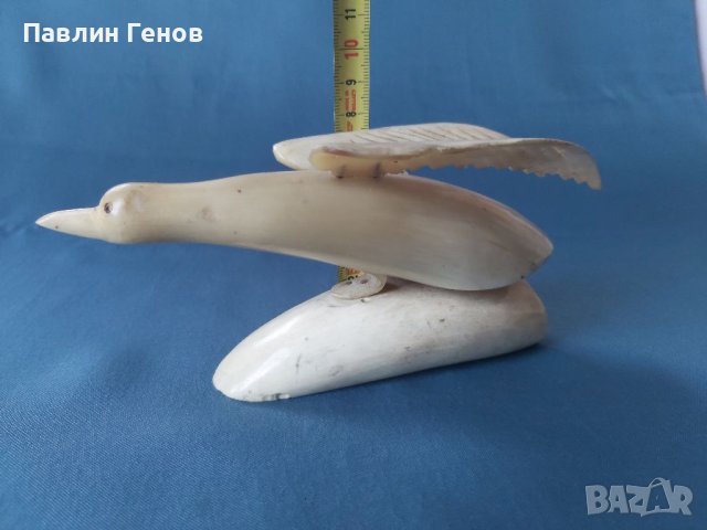 Стар сувенир от рог / кост, снимка 11 - Антикварни и старинни предмети - 40626704