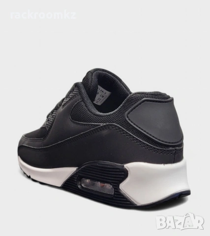 Унисекс модел маратонки с камера подходящи за спорт и ежедневие D9139-3 black/white, снимка 3 - Маратонки - 53709424