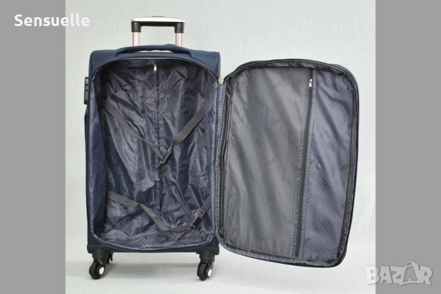 Пътнически куфари комплект 3 броя с колелца, снимка 4 - Куфари - 52890802