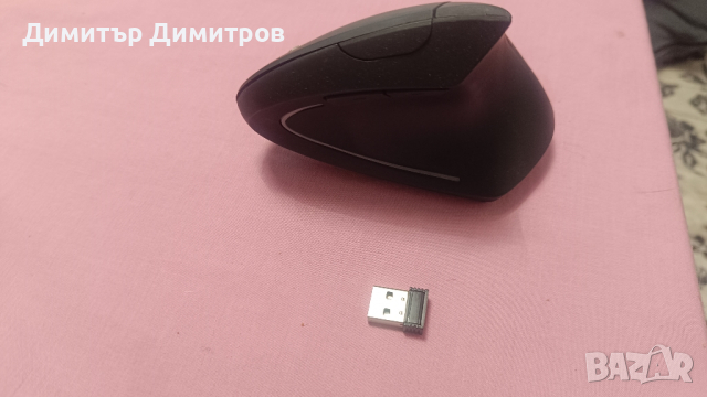 Вертикална ергономична блутут мишка, снимка 4 - Клавиатури и мишки - 44566711