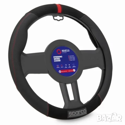 Калъф за волан Sparco червен