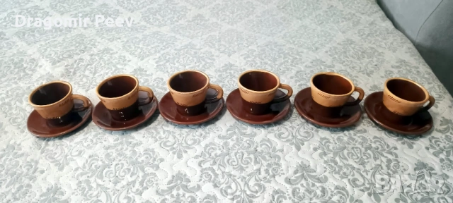 НОВ Ретро Сервиз от 12 части – Автентична Битова Керамика (Винтидж)