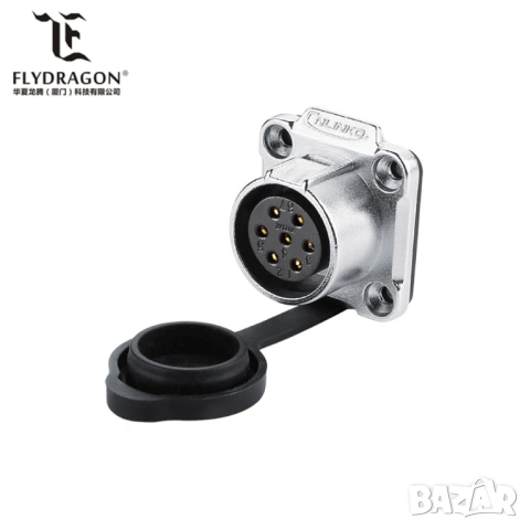 Cnlinko LP-20-C07PE-01-022 7 Pin Male/Female Cable Plug, снимка 2 - Друга електроника - 53253269