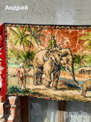 Старинен ковьор,покривка за стена #195, снимка 3 - Антикварни и старинни предмети - 40143864