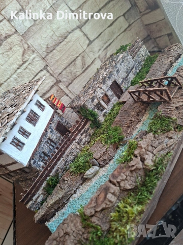 Макет на къща в Боженци-изцяло ръчна изработка.