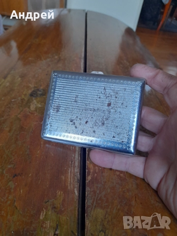 Стара табакера за цигари #14, снимка 4 - Табакери - 52079456