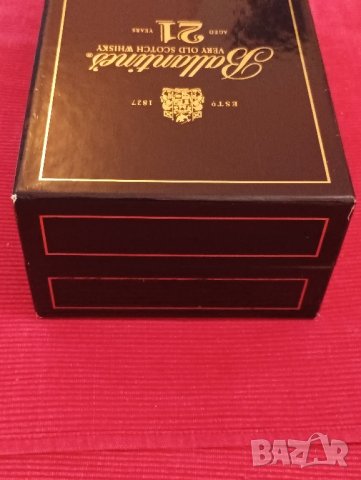 Кутия от уиски Ballantines 21 years. , снимка 2 - Колекции - 44143539