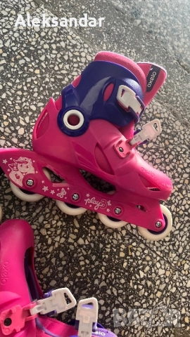 Ролери за момиче розови, снимка 2 - Ролери, кънки - 51954177