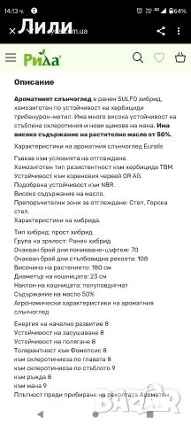 семе слънчоглед за сеuтба Lidea, снимка 10 - Сортови семена и луковици - 52837342