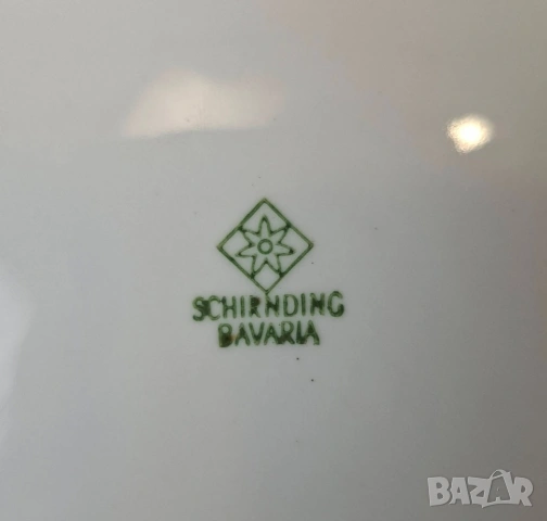 Троен сет чаша за кафе или чай с чинийки - Schirnding Bavaria, снимка 8 - Чаши - 53617879