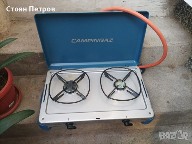 Двоен газов котлон Campingaz, снимка 2 - Газови котлони - 41552750