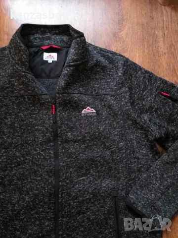 Stubai Strickfleece-Jacke - мъжко поларено горнище ХЛ КАТО НОВО НЕОБЛИЧАНО, снимка 2 - Спортни дрехи, екипи - 48456527