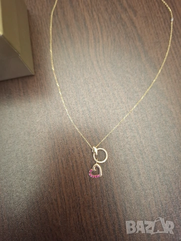 Златно колие, снимка 3 - Бижутерийни комплекти - 53644218