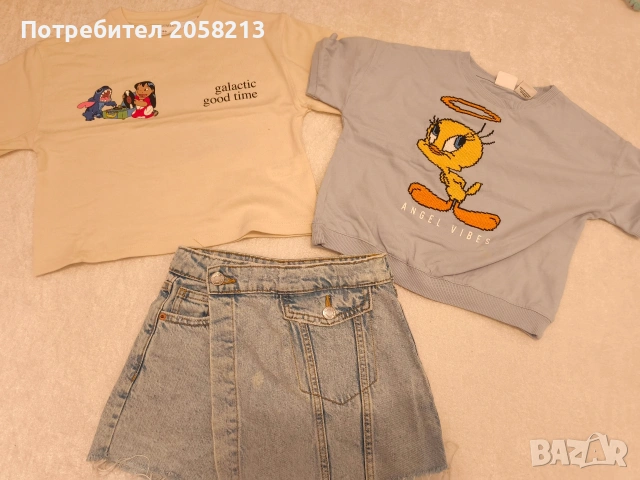 Дънкова пола, рокля , сет ZARA, снимка 7 - Детски рокли и поли - 53787401