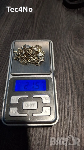 Златен Синджир Бяло Злато Панцер - 14к. 21.57гр., снимка 4 - Колиета, медальони, синджири - 53599534