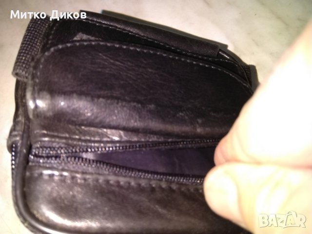 Чанта колан малка естествена кожа 100х90х25мм, снимка 9 - Чанти - 44719837