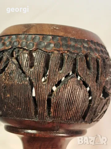 абаносов свещник 23/5, снимка 4 - Декорация за дома - 49341316