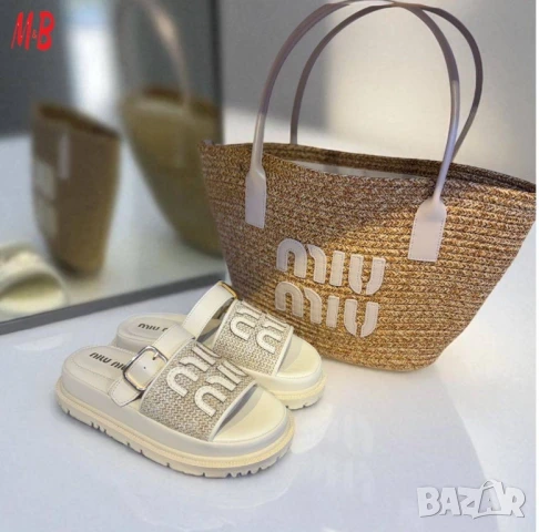 чехли Miu Miu , снимка 2 - Чехли - 51024607