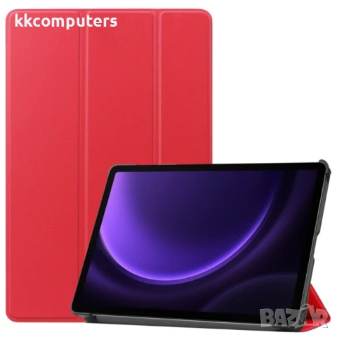 Samsung Galaxy Tab S9 FE / X510N Кожен Калъф и Протектор, снимка 3 - Калъфи, кейсове - 51182123