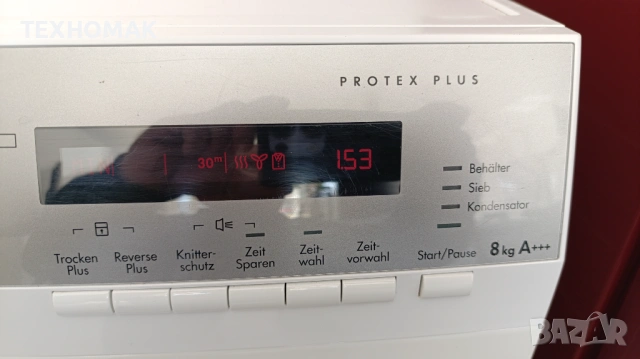 Сушилня AEG клас А+++ 8кг. термопомпа инверторен мотор, , снимка 3 - Сушилни - 53820816