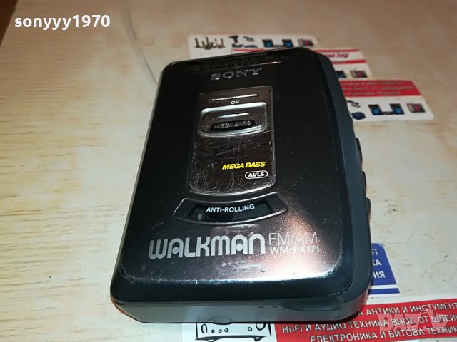 SONY WM-FX171 WALKMAN-ВНОС GERMANY 0105230756, снимка 6 - Радиокасетофони, транзистори - 40541973