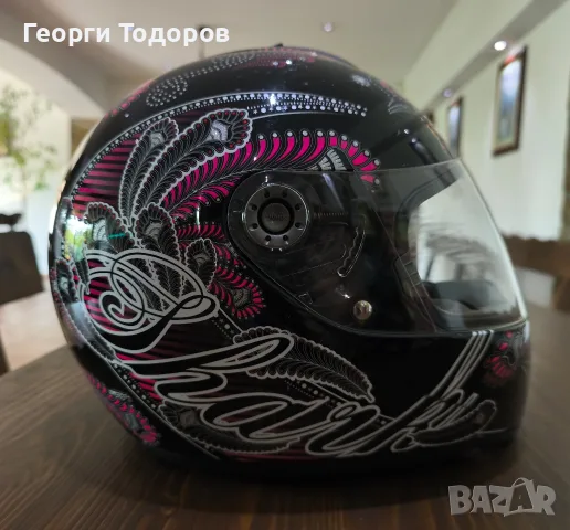 Дамска мотоциклетна каска Шарк хс, снимка 6 - Мотоциклети и мототехника - 56027859