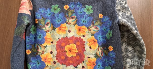 DESIGUAL Дамска блуза с дълъг ръкав-размер S/M, снимка 13 - Блузи с дълъг ръкав и пуловери - 42261057