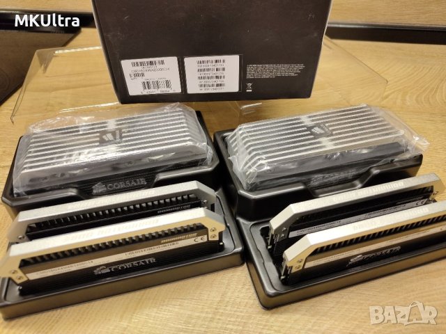 Продавам Corsair Dominator Platinum 16 GB DDR4 4x4gb 3200mhz, снимка 3 - RAM памет - 41407708