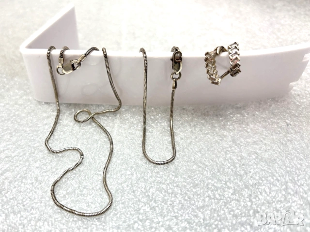 Сребърен Комплект (проба 925)-9,58 грама