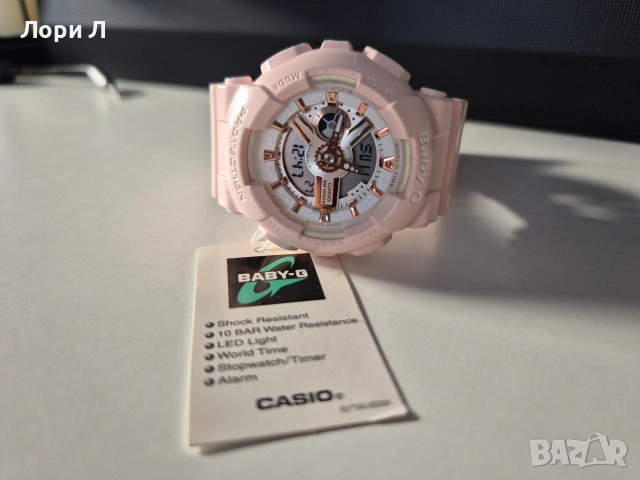 Продавам дамски часовник Casio Baby G, снимка 4 - Дамски - 52184134